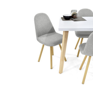 Comedor Lugo Matiz 4 puestos Plata Tela 2 Comedor Lugo Matiz 4 puestos Plata Tela